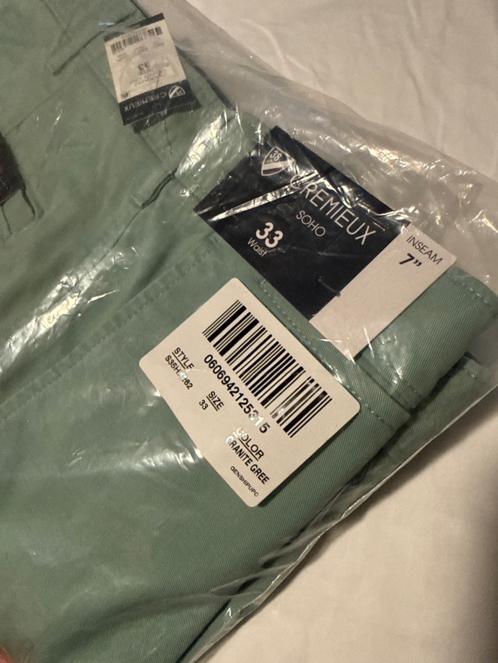 Daniel Cremieux SOHO tapered shorts 7in. 33W